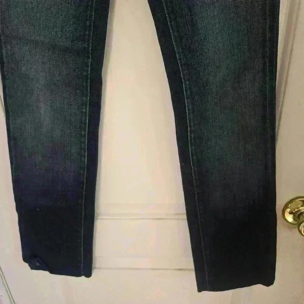 7424 Paige wilton medium wash  straight jeans size26 - Picture 3 of 7